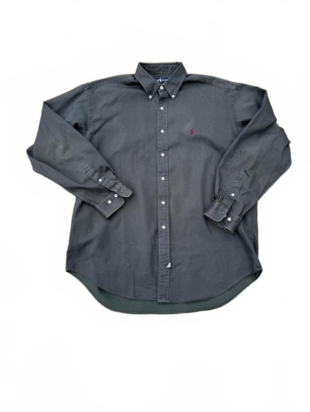 VINTAGE Early 2000s Polo Ralph Lauren Faded Button Up(0166)